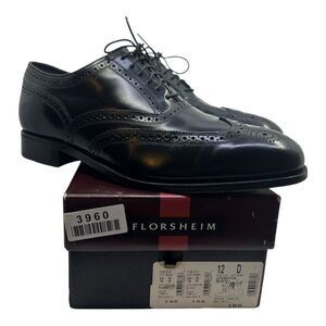 Florsheim Men's‎ Lexington Oxford Black Oxford 12 M 17066-01Classic Wingtip